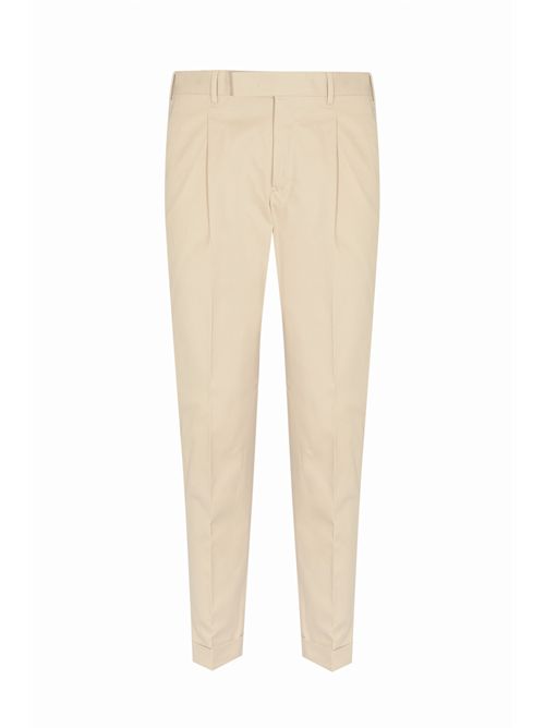 Pantalone in cotone con pince Ghiaccio PT TORINO | RSZAZ40FWD SD750020